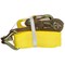 Keeper 16'X2" Ratchet Tie-Down, Yellow, Dbl J-Hooks, 3,333 WLL 4616 - alternate 2